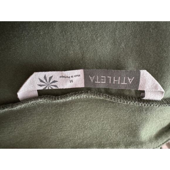 Athleta | V Neck Long Sleeve Tunic Dress in Sage Green | Size Medium - Picture 8 of 13
